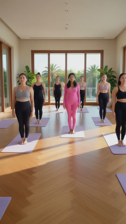 Seamless Long-Sleeve Yoga Jumpsuit – Stretchy Athleisure Jumpsuit for Women